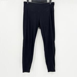 Athleta Women's Black High Waisted Yoga Workout Athletic Leggings Size M